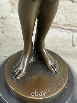 Vintage Art Deco Detail Bronze Demeter Chiparus Woman Dancer Old Parlor