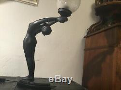 Vintage Art Deco Style Erotic Naked Woman (resin)