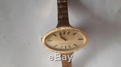 Vintage Cat Ladies' Watch, S Eye Girard Perregaux Plaque Or Gold 20 Carats