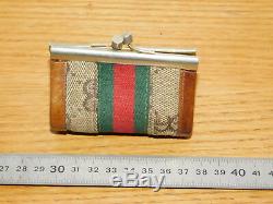 Vintage Mini Case Purse Original Gucci Wallet Kiss Lock Closure Purse