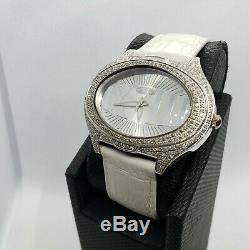White 1.5 Carat Jewelry Diamond Watch For Women Natural