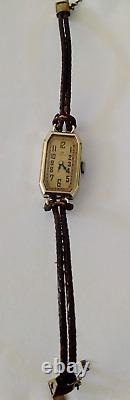 Women's Omega Silver Art Deco Vintage Watch Works