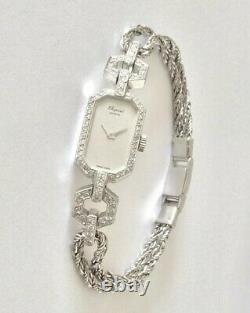 Women's Watch Chopard Authentic Gold 18k, 54 Diamonds, Art Deco Style