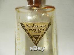 Ancien Flacon Et Son Etui Parfum Houbigant Bois Dormant 1925 Art Deco Perfume