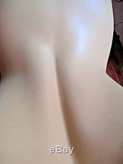 Ancien buste de lingerie-Pin Up-Mannequin nu de femme rousse vintage 1950