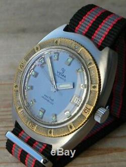 Ancienne montre YEMA AUTOMATIQUE AUTOMATIC 660 FEET PLONGÉE ETA 2452 old watch