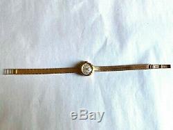 Ancienne montre bracelet femme en OR 18k, 11 gr, Mod Art Déco, jamais portée