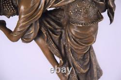 Art Déco Figure en Bronze Danseuse Ankara Dancer Bronze Femme