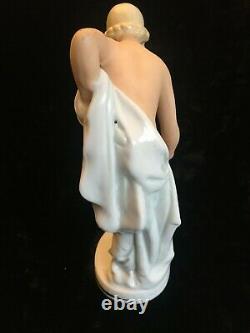 Art Déco figurine en porcelaine femme nu Germany Hutschenreuther Rosenthal