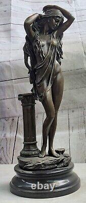 Attirant Aldo Vitaleh Chair Femme Sculpture Art Déco Bronze Statue Fonte Deco
