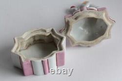 Boite porcelaine Femme Art déco (64140)