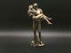 Bronze Homme Ascenseur Femme Sculpture Résine Déco Art Poids Romantique