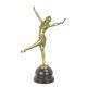 Bronze Marbre Art Deco Statue Sculpture Femme Danseuse De Palmyre Dc-27
