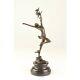 Bronze Marbre Moderne Art Deco Statue Sculpture Femme Danseuse Fa-71