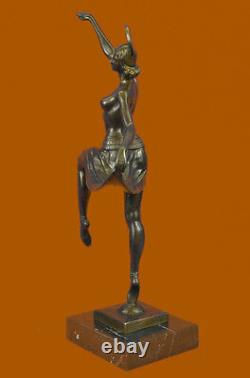 Chair Femme Ballerine Danseuse Deco Art Large Fait Bronze Sculpture Figurine