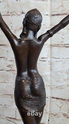 Chiparus Ventre Danseuse Bronze Sexy Chair Femme Modèle Sculpture Art Déco Home