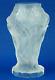 Curt Schlevogt Vase Art Glass Bas Relief Art Deco Femme Nue République Tchèque