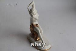 Femme nue porcelaine Allemagne Art déco (67530)