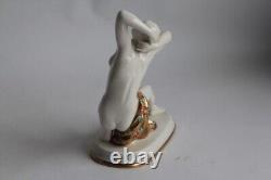 Femme nue porcelaine Allemagne Art déco (67530)