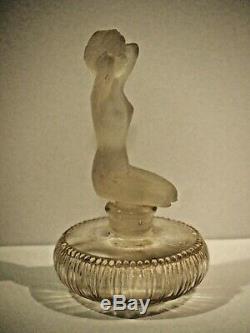 Flacon Parfum Je N'ose De Marèze Femme Nue Art Deco Style Lalique