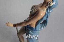 GOEBEL Figurine porcelaine Femme danseuse Allemagne Art déco (49825)