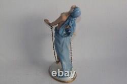 GOEBEL Figurine porcelaine Femme danseuse Allemagne Art déco (49825)