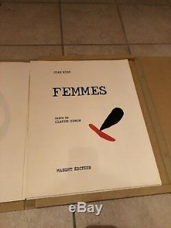 JOAN MIRO FEMMES Textes De Claude Simon Édition Limitée