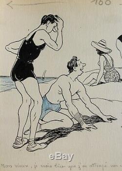 Jean Chaperon, dessin, humour, érotisme, erotica, femme, femme nue, caricature