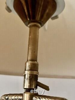 Lampe moderniste sculpture femme art nouveau art deco vintage