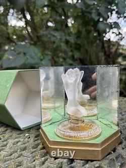 Molines Jolie Marquise années 1930 Femme Art Deco & Flacon De Parfum Verre