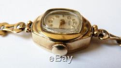 Montre de femme et bracelet en OR vers 1930 gold BRACELET watch ROTARY