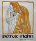 Petrole Hann Publicite Art Deco Gravure Pochoir Coiffure Cheveux Femme 1919