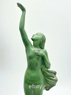 Pierre Le Faguays dit Fayral (1892-1962) Sculpture de Femme nue époque Art Deco