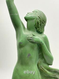 Pierre Le Faguays dit Fayral (1892-1962) Sculpture de Femme nue époque Art Deco