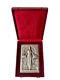 Raoul BÉnard (1881-1961) Médaille Argent Massif Femme Aux Fleurs Art Déco Xx ème