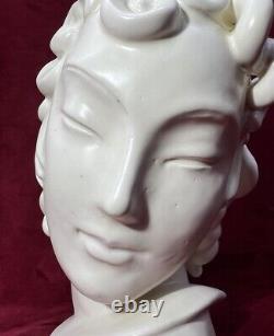 Sculpture Statue Buste Femme Art Deco German Germany Luxembourg Goldscheider