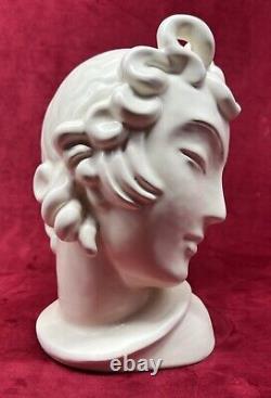 Sculpture Statue Buste Femme Art Deco German Germany Luxembourg Goldscheider