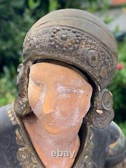 Sculpture chryséléphantine femme lévriers ART DÉCO 1930 regule