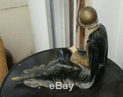 Sculpture femme Chryséléphantine Art Deco