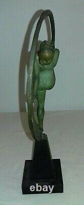 Statue Sculpture Art Deco 1930 Femme Danseuse