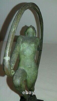 Statue Sculpture Art Deco 1930 Femme Danseuse