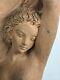 Statue Sylvestre Clerc Sculpture Art Deco Femme Nue Terre Cuite Signée 43,5 Cm