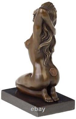 Statuette de femme nue style ancien/art déco bronze