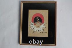 Tableau Peinture Dill Femme Art déco 1930 (52837)