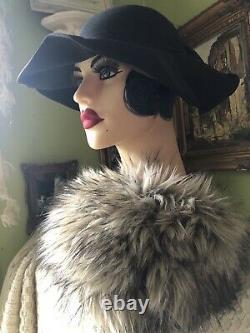 Tête mannequin femme style 1900 1920 Belle Epoque Marotte Art DECO Shabby