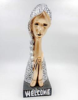 Welcome Femme Statue Modèle Creative Abstrait Design Art Figurine pour Maison